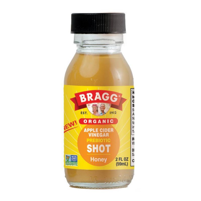 Bragg Organic Honey Apple Cider Vinegar Probiotic Shot - 2 fl oz