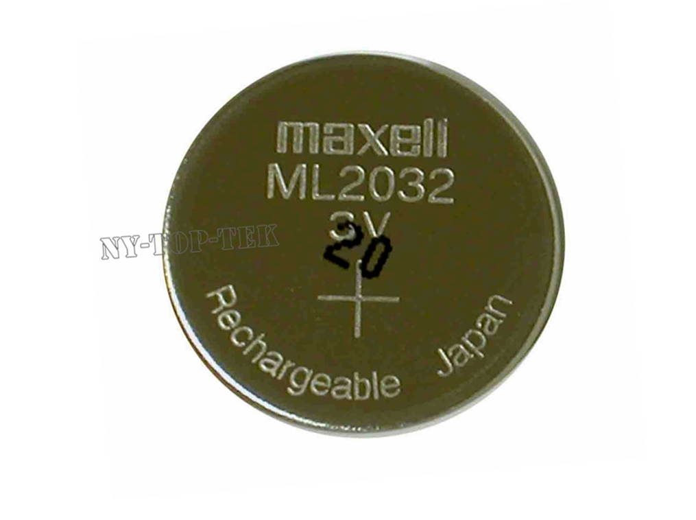 New Original Maxell ML2032 Rechargeable CMOS Lithium Backup Battery 3V