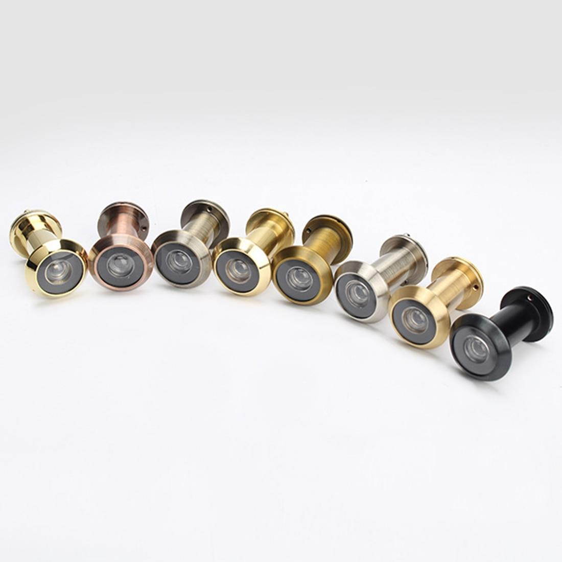 Hardware Tools 200 Degree Wide Viewing Angle Peephole Security Door Viewers Hole Hidden Peephole Adjustable Glass Lens