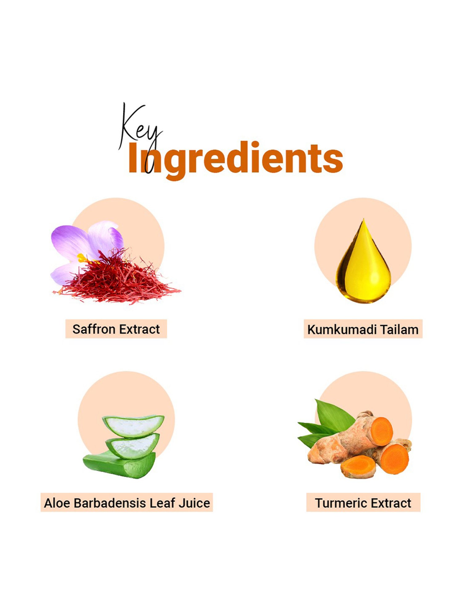 VEDIC LINE Kumkumadi Tailam Ubtan Face Wash - 100 ml