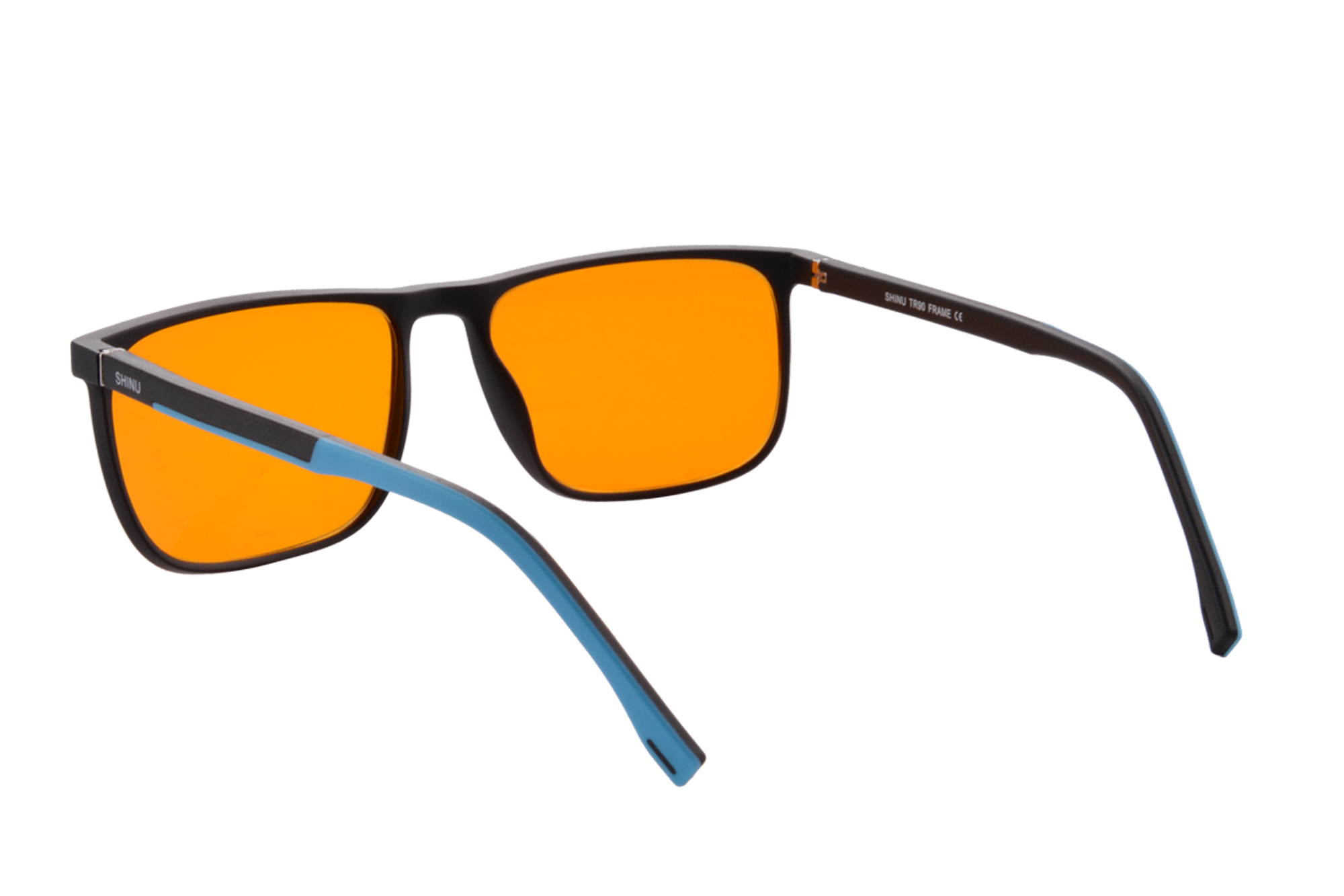 SHINU Monitor Users Anti Blue Light Computer Glasses Orange Lens and Driving Anti fatigue Computer Gaming glasses-SH078