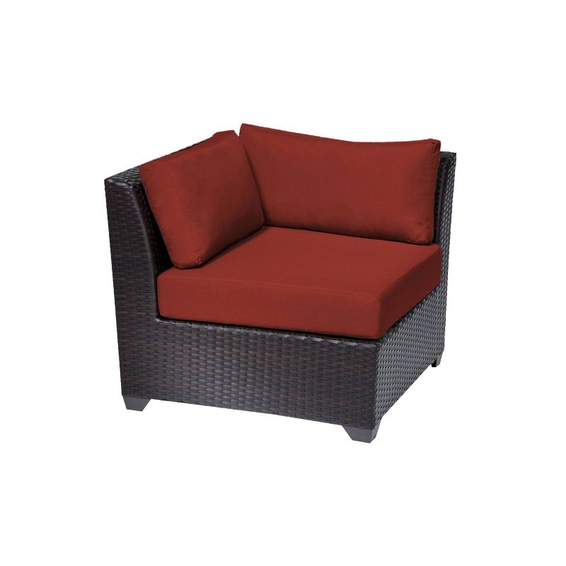 3pc Outdoor Wicker Conversation Set with Sofa Chairs & Table - Crestlive Products