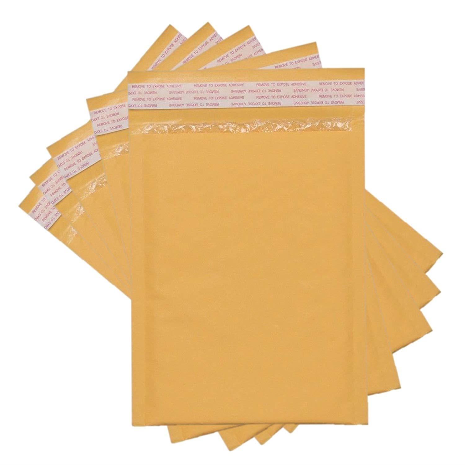 Sales4Less #3 Kraft Bubble Mailers 8.5X14.5 Inches Shipping Padded Envelopes Self Seal Waterproof Cushioned Mailer 10 Pack