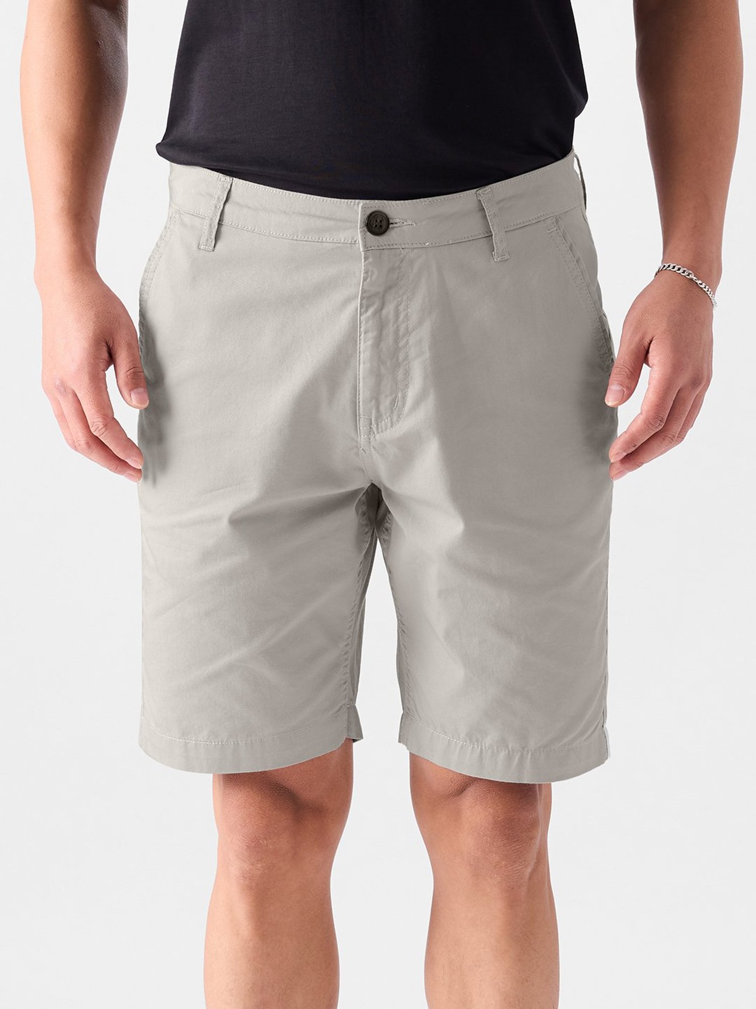 The Souled Store Grey Regular Fit Shorts