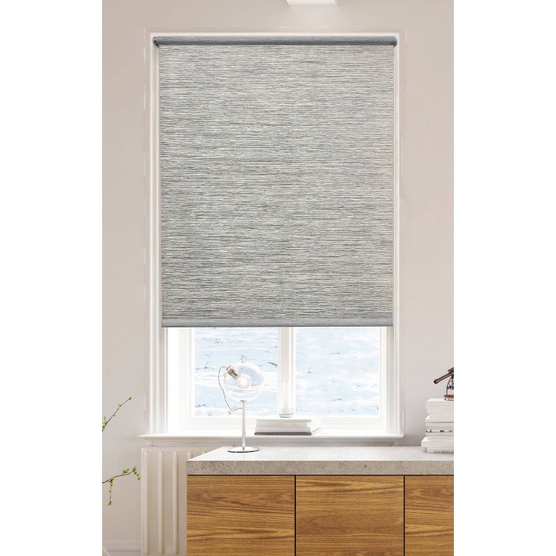 54"x72" Light Filtering Natural Roller Shade Taupe - Lumi