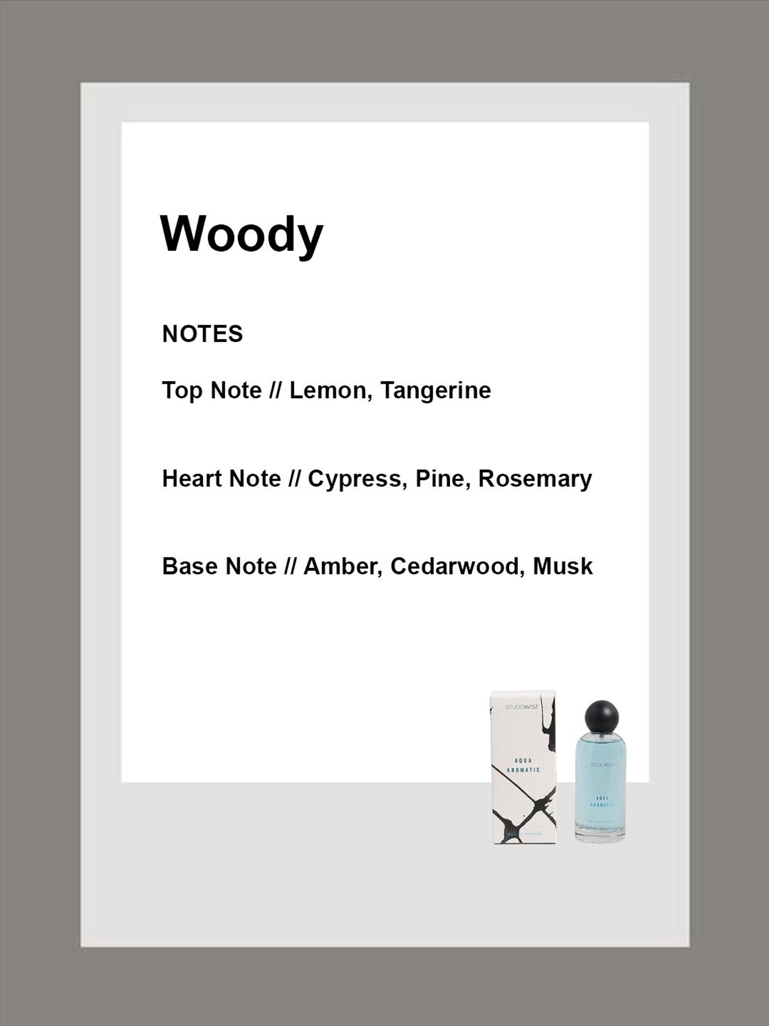 Studiowest Aqua Aromatic Eau de Parfum - 100 ml