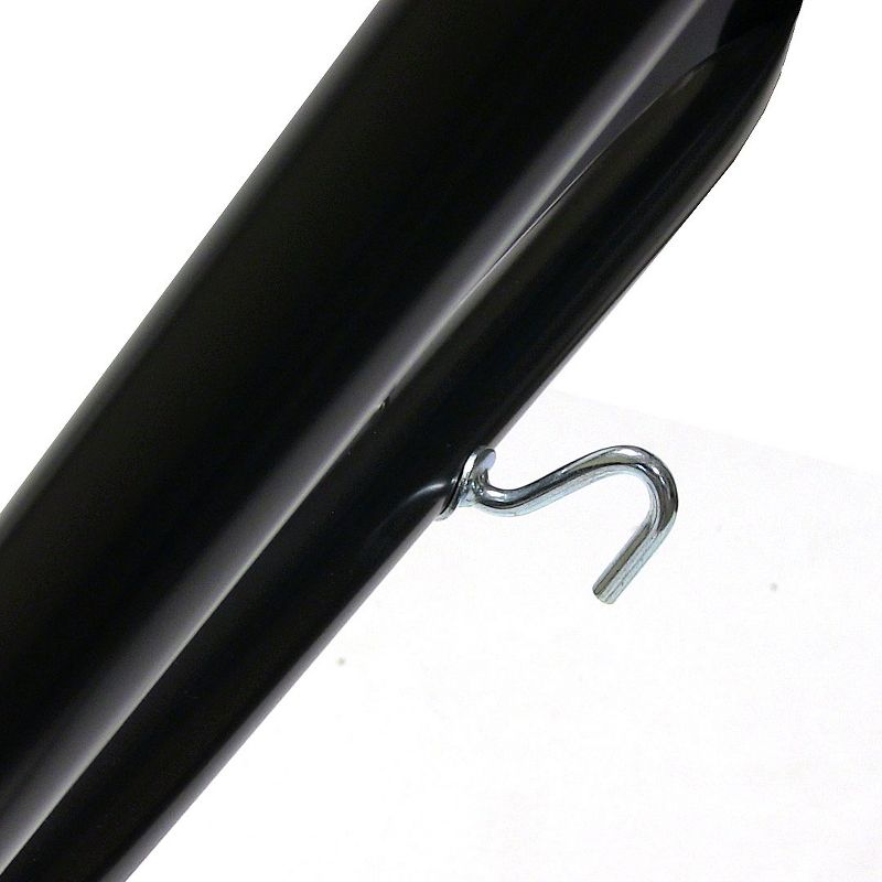 Sunnydaze Outdoor 2-Person Double Cotton Brazilian Hammock with Black Steel Universal Multi-Use Stand - Cool Breeze