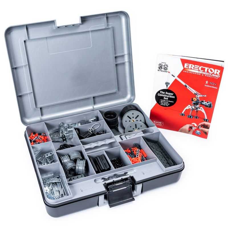 Erector by Meccano Super Construction 25-in-1 Motorized Building Set  STEAM Education Toy