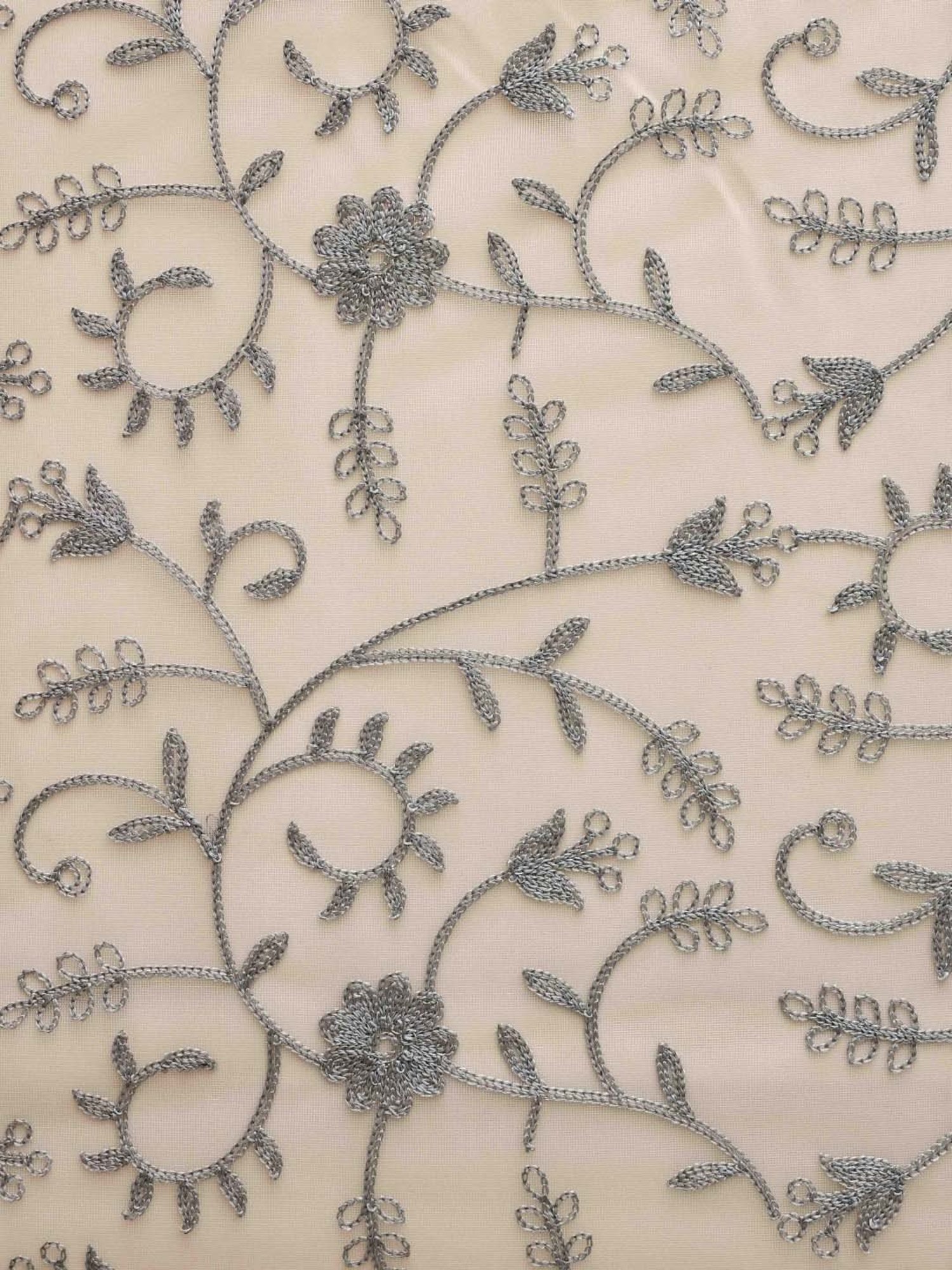 Ariana Cordoba 2 In 1 Grey Polyester 5ft Window Eyelet Curtain