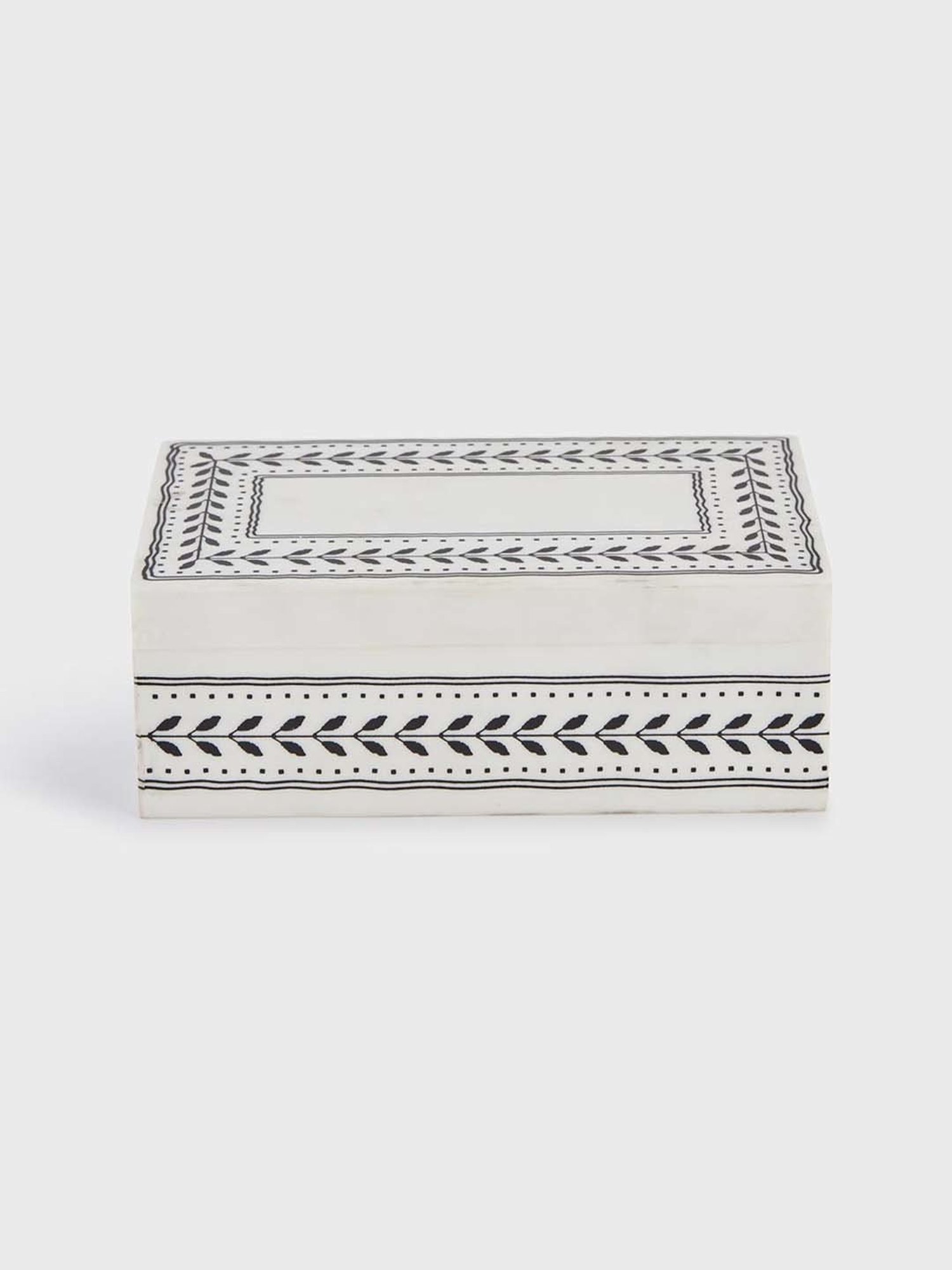 Fabindia Coramandel White Resin Utility Box