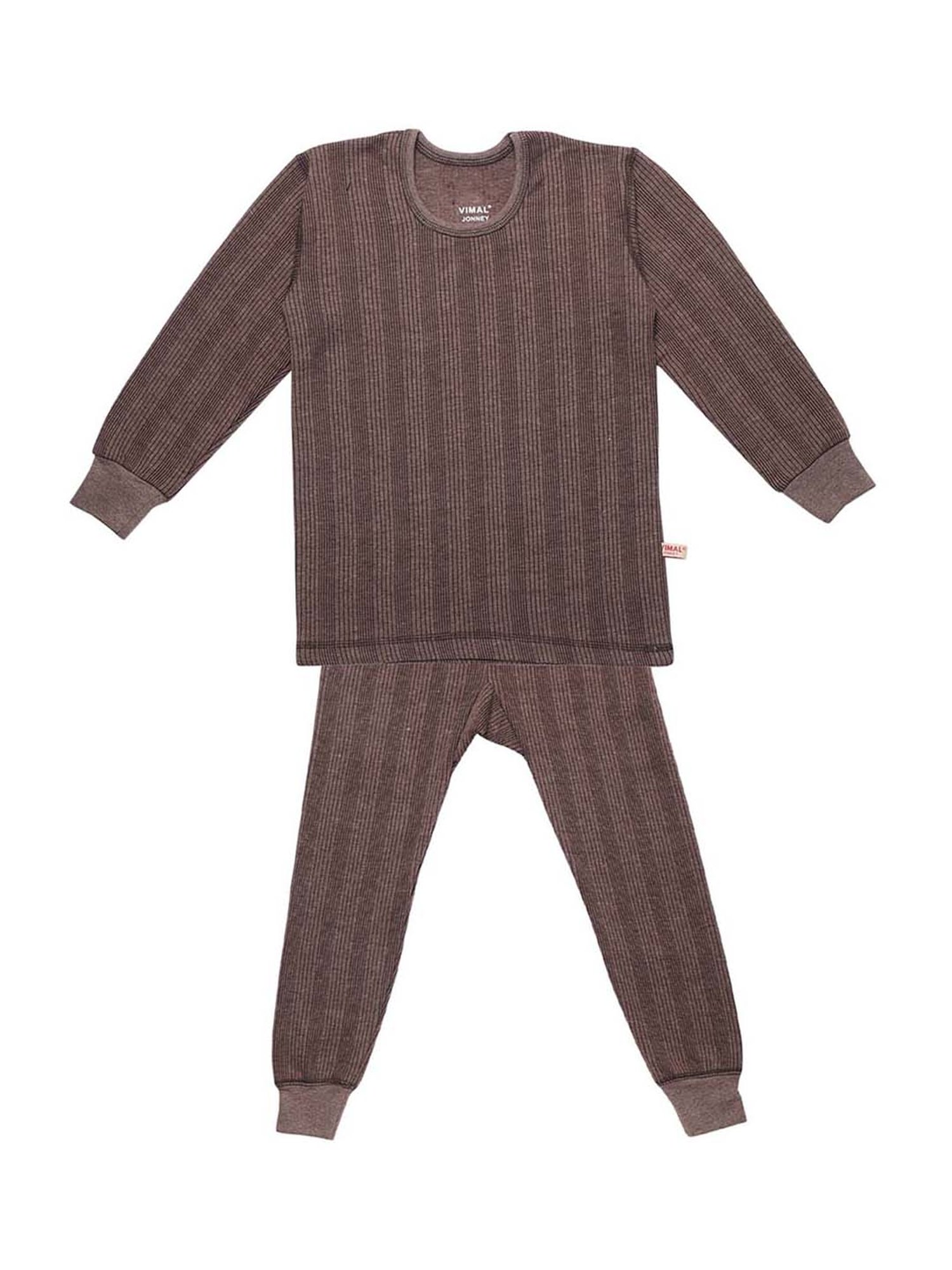 Vimal Jonney Kids Multicolor Regular Fit Thermal Set - Pack of 2