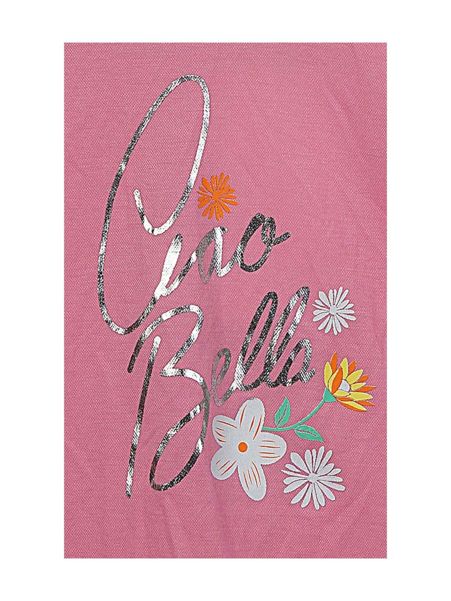 Tiny Girl Kids Pink Printed Top