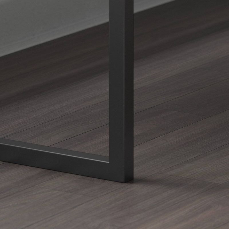 Atria Desk Return Charcoal Gray - Kathy Ireland Office