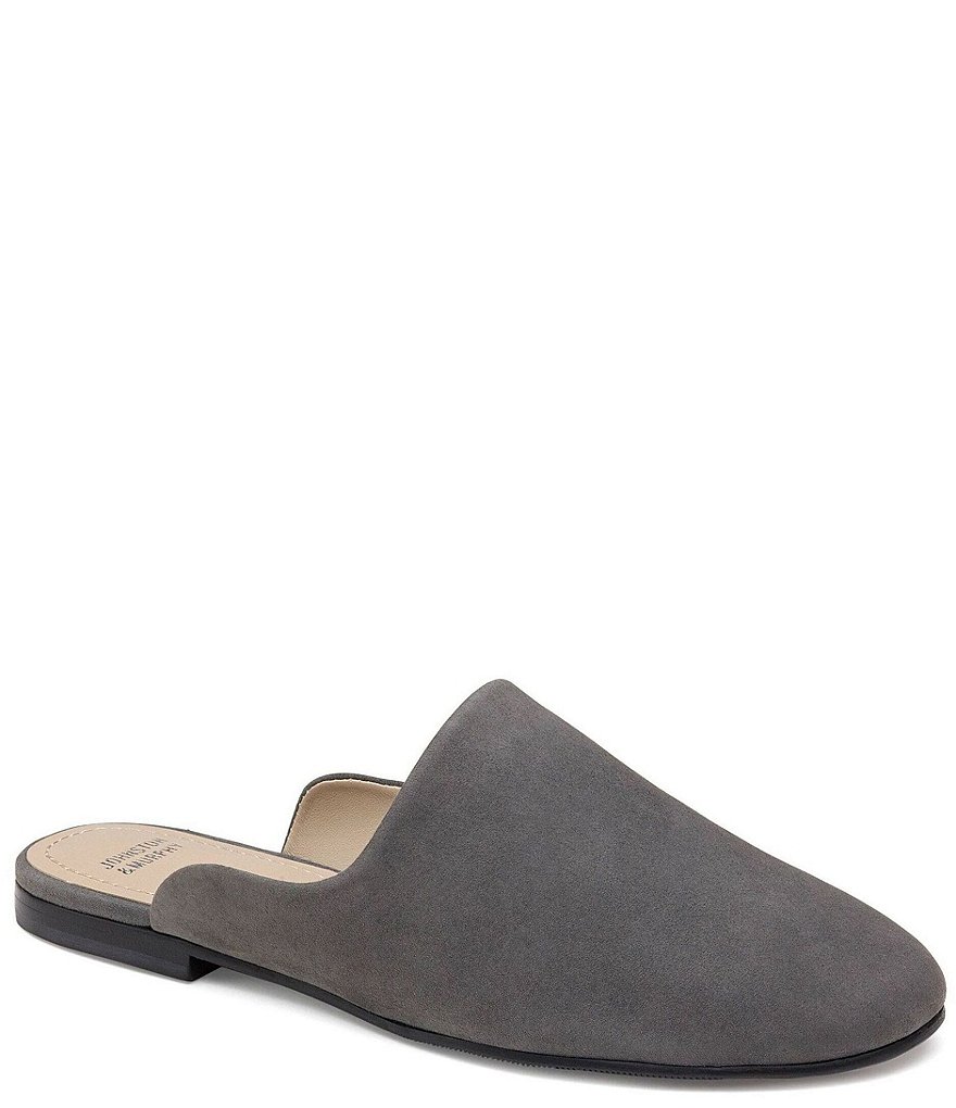 Johnston & Murphy Caroline Suede Flat Mules