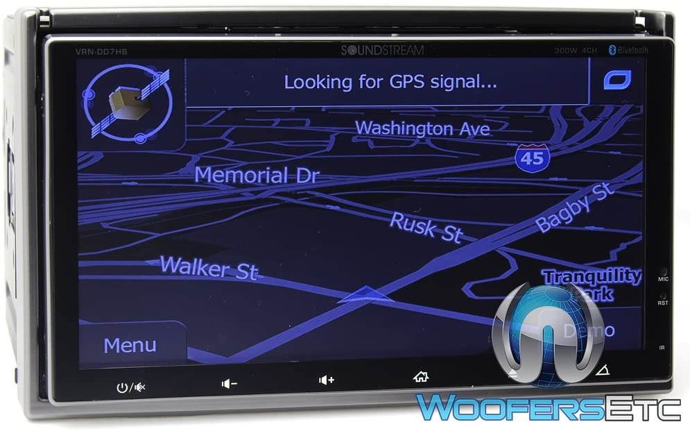 Soundstream VRN-DD7HB Double DIN Bluetooth In-Dash Car Stereo Receiver