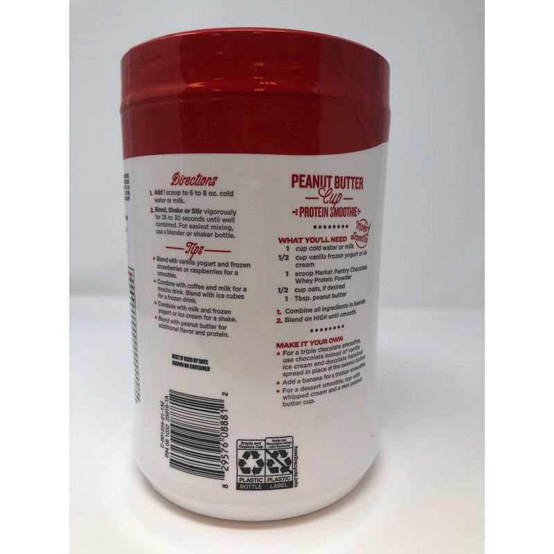 Whey Protein Powder - Chocolate - 32oz - Market Pantry™