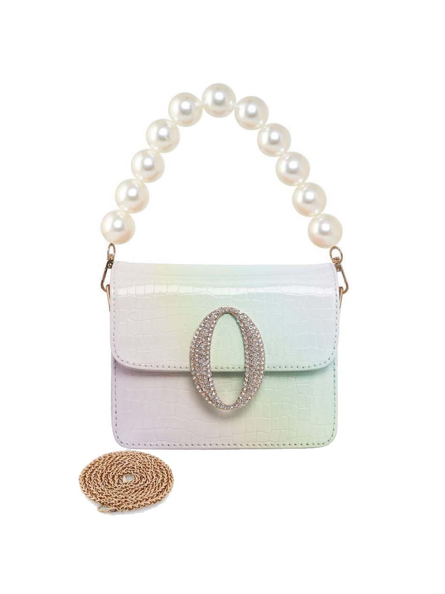 Esbeda Multicolor Textured Small Sling Handbag