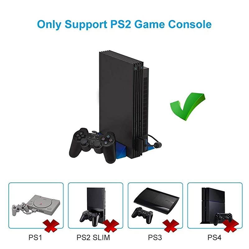 PS2 to HDMI Adapter  PS2 HDMI Video Converter with 35mm Audio Output AV to HDMI Signal Transfer 1080P PS2 Video Adaptor Compatible with PS2 Console PlaystationHDTV HDMI Monitor