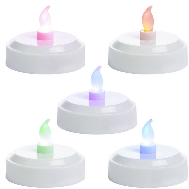 Jumbo Flameless LED Color Changing Tea Light - Sterno Home