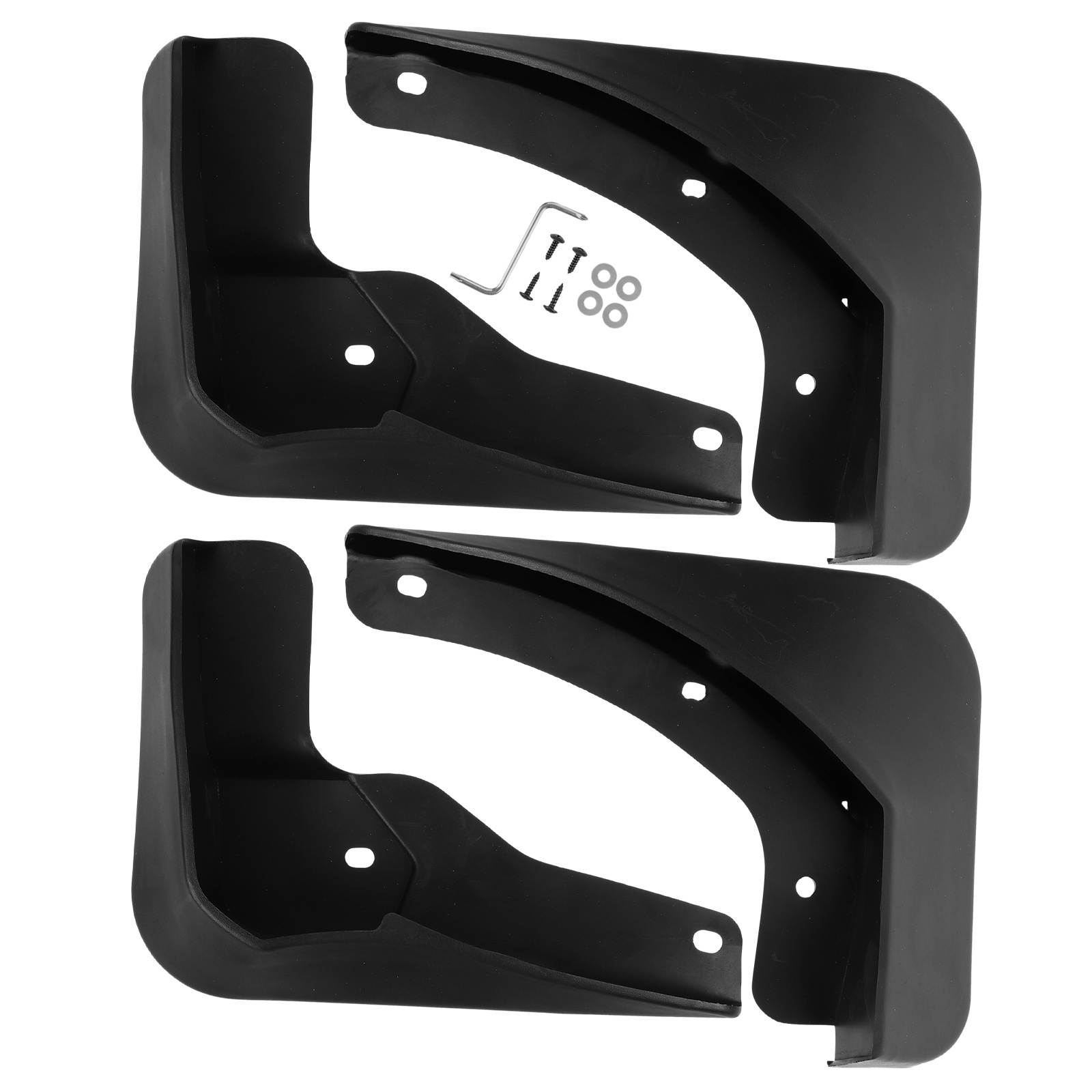 4pcs Car Mudguards Fine Durable Good Useful Car Mudguards Rear Tire Mudguards Car Mud Flap