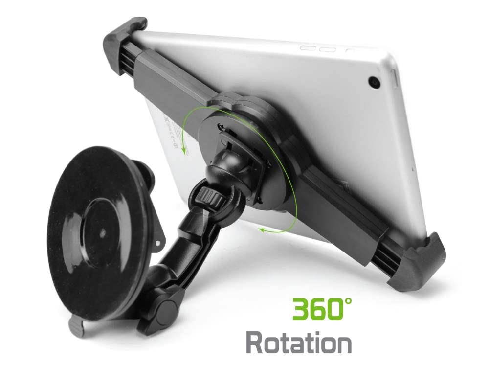 Cellet Car Windshield Mount Holder w/ Extra Large Suction Cup for Tablets
