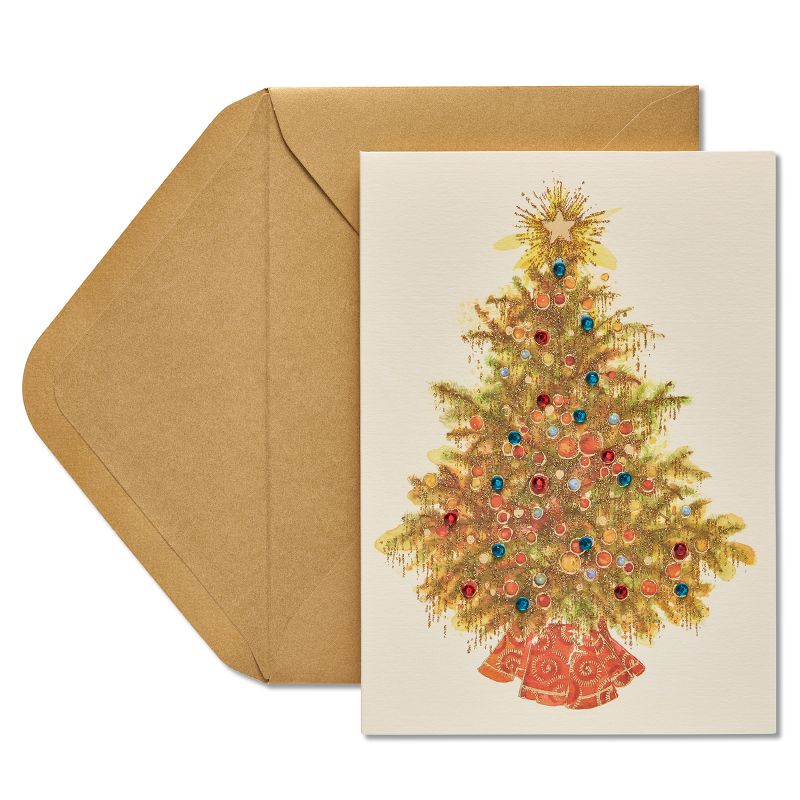 Embellished Tree Greeting Card - PAPYRUS