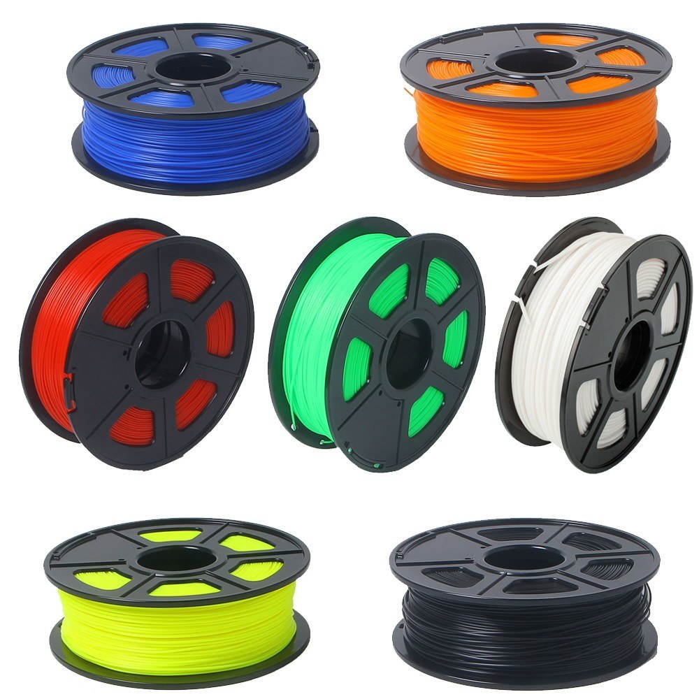 3D Printer Filament 1kg 2.2lb 3mm ABS Plastic for MakerBot RepRap Mendel Yellow