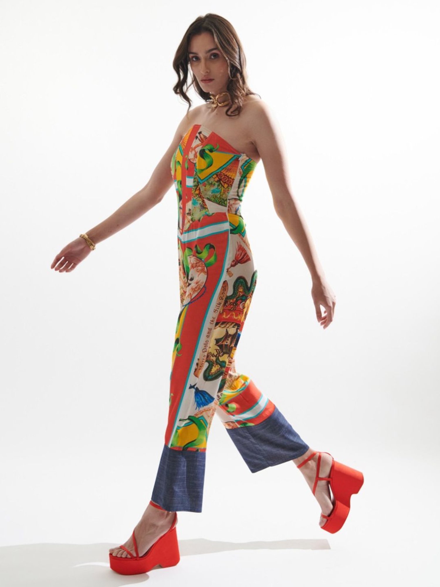 Cin Cin Multicolor Hodophilia Gape Jumpsuit
