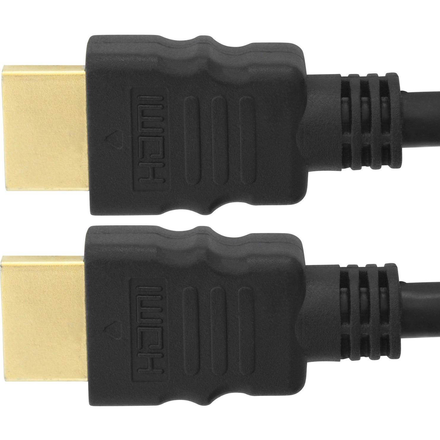 4XEM 15ft HDMI M/M High Speed W/ Ethernet Cable Black