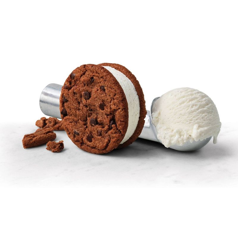 Turkey Hill Vanilla Bean and Double Chocolate Chip Ice Cream Sandwiches - 16oz/4ct
