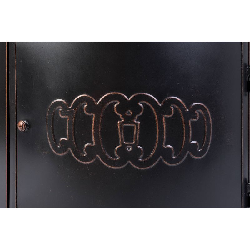 Dynasty Round Cast Aluminum LPG Fire Pit - Antique Bronze - Fire Sense