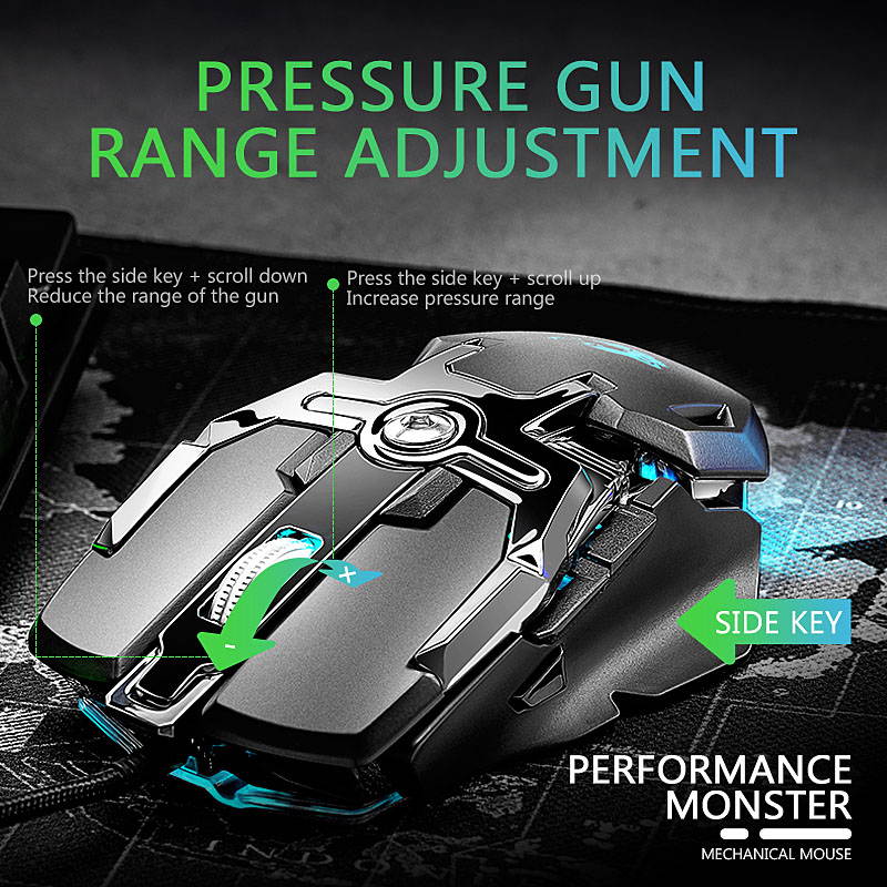V15 E-sport Mechanical Mouse Macro Definition Free Drive Gaming Mouse