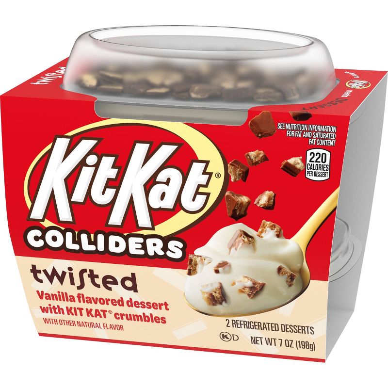 Colliders Twisted Kit Kat Vanilla Refrigerated Dessert - 2ct