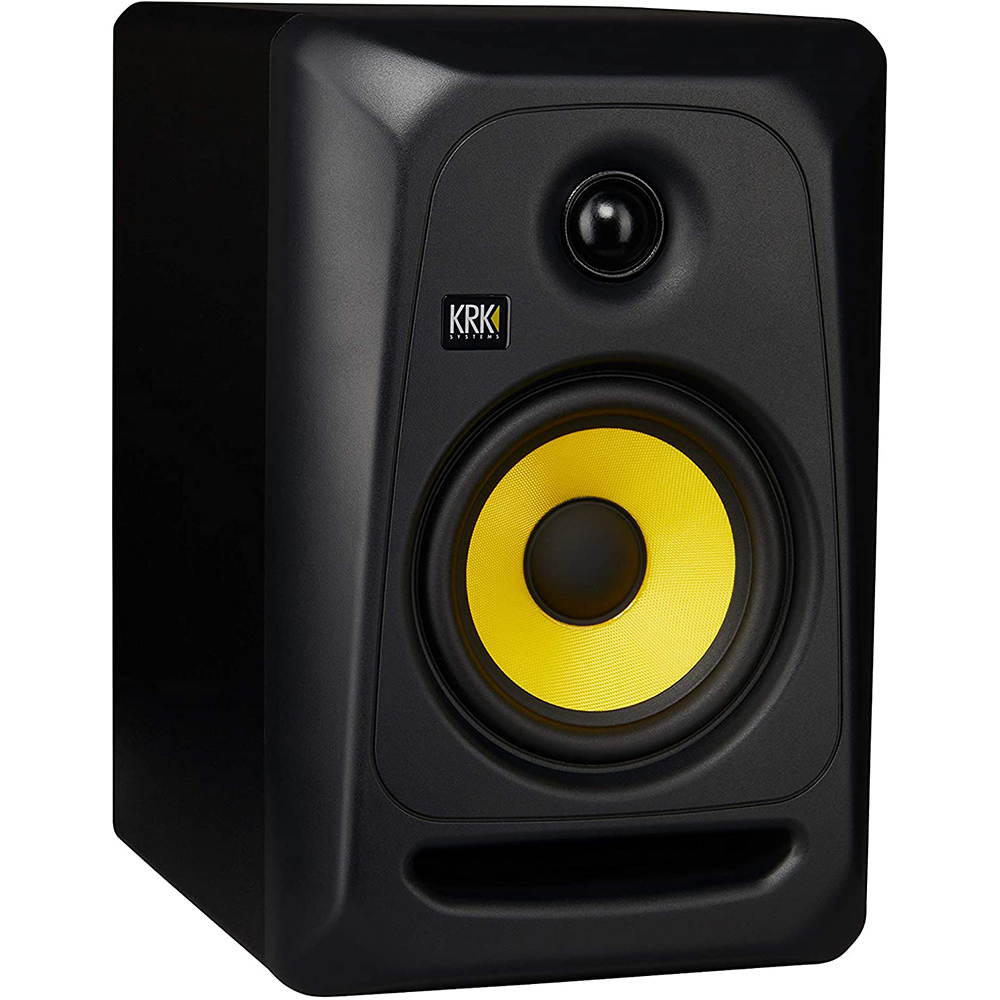 KRK Classic 5 Near-Field 2-Way Studio Monitor (Black) Bundle with Isolation Pad & XLR Cable
