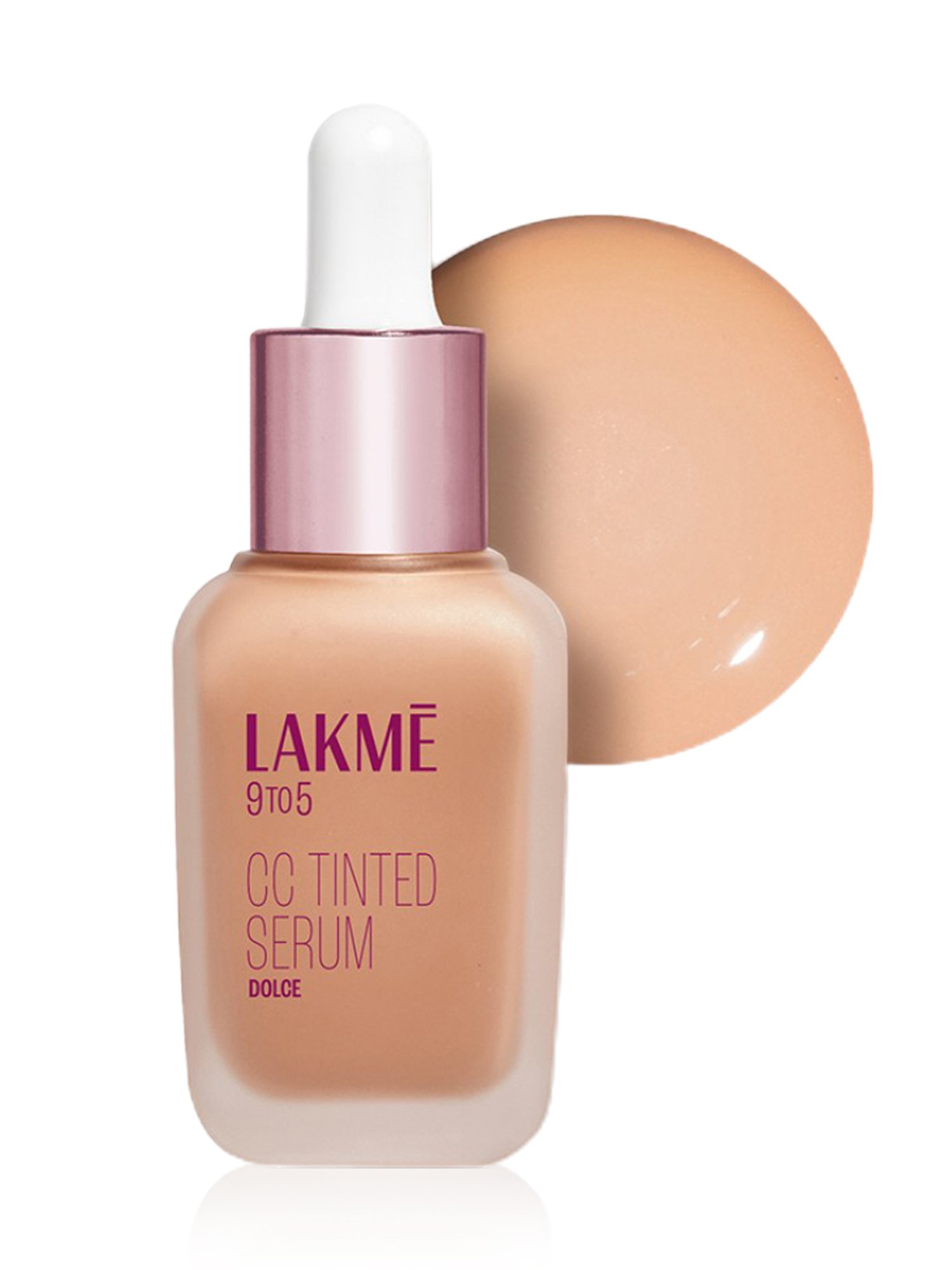 Lakme 9 To 5 CC Tinted Serum with 2% Hyaluronic Acid Dolce - 30 ml