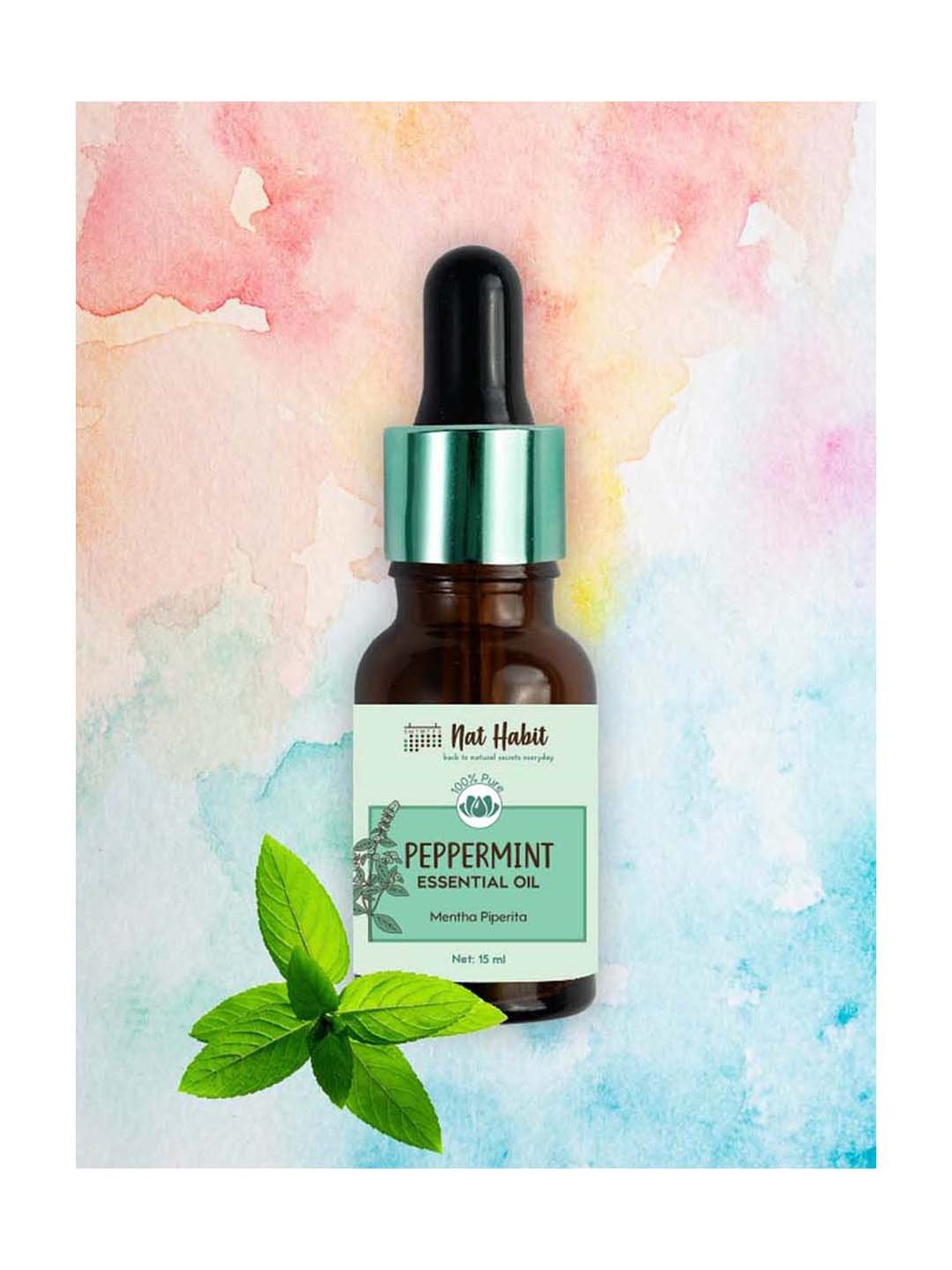 Nat Habit Pure Peppermint Essential Oil - 15 ml