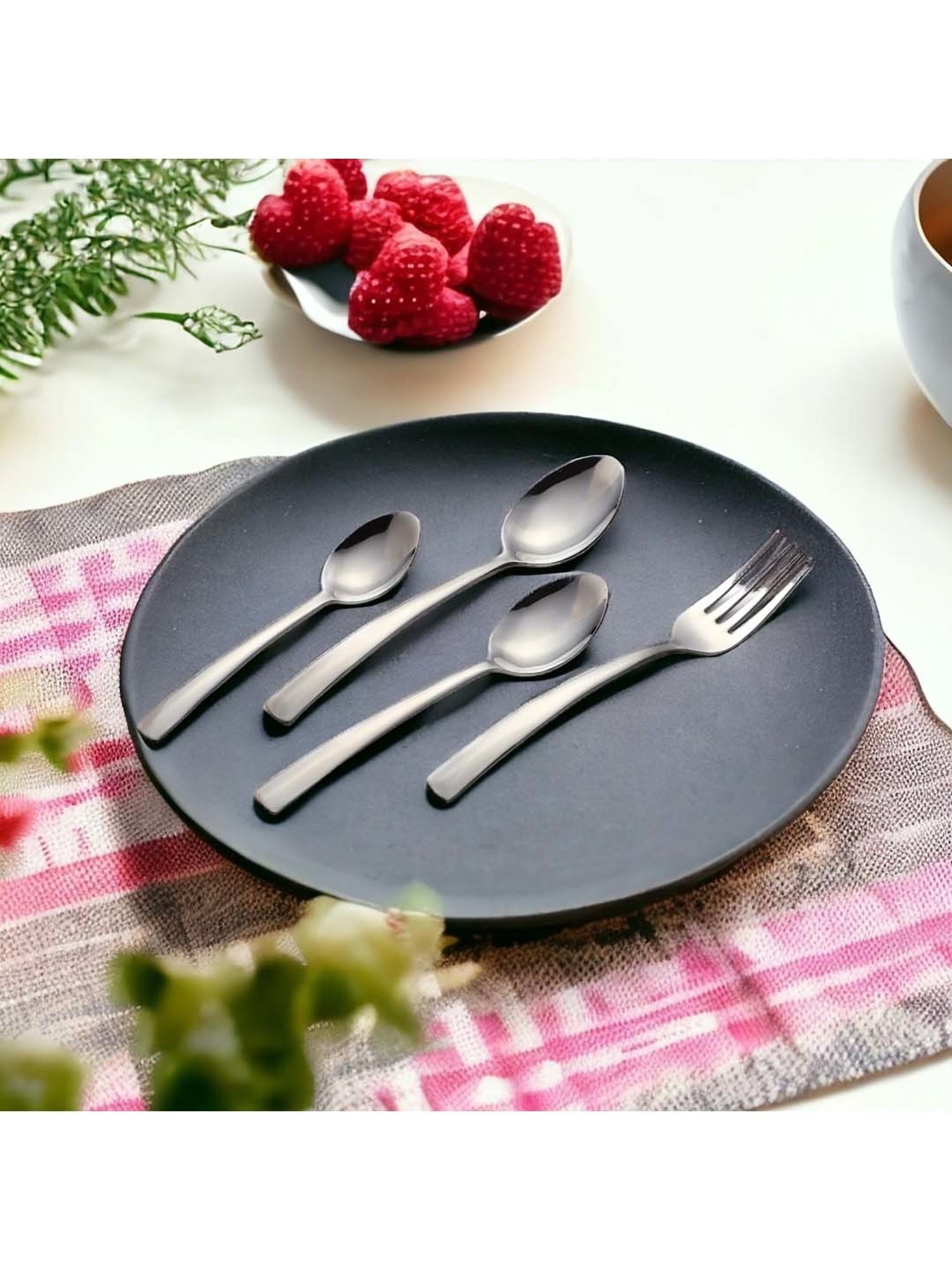 Home4U Iona Multi Wood Cutlery (2 Pcs)