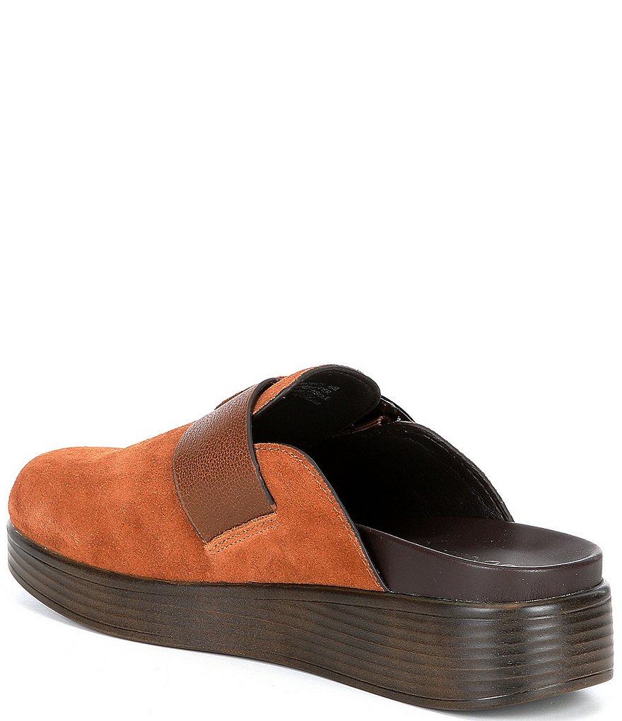 Donald Pliner Fiona Suede Buckle Mules