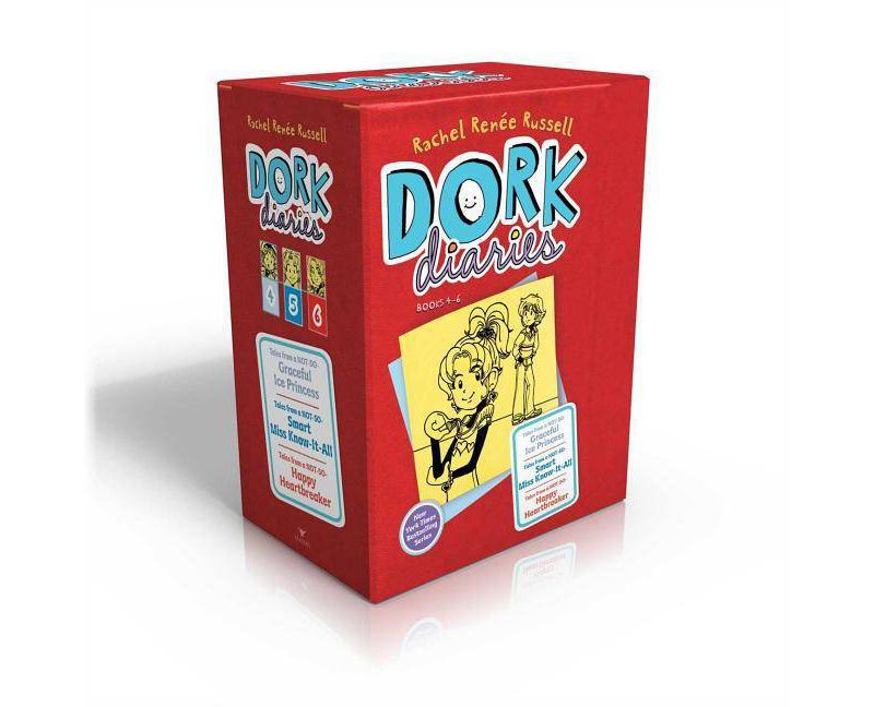 Dork Diaries Book Set 4-6 - by Rachel Renee Russell (Hardcover)