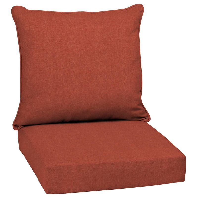 Sedona Woven Outdoor Cushion Set Orange - Arden Selections