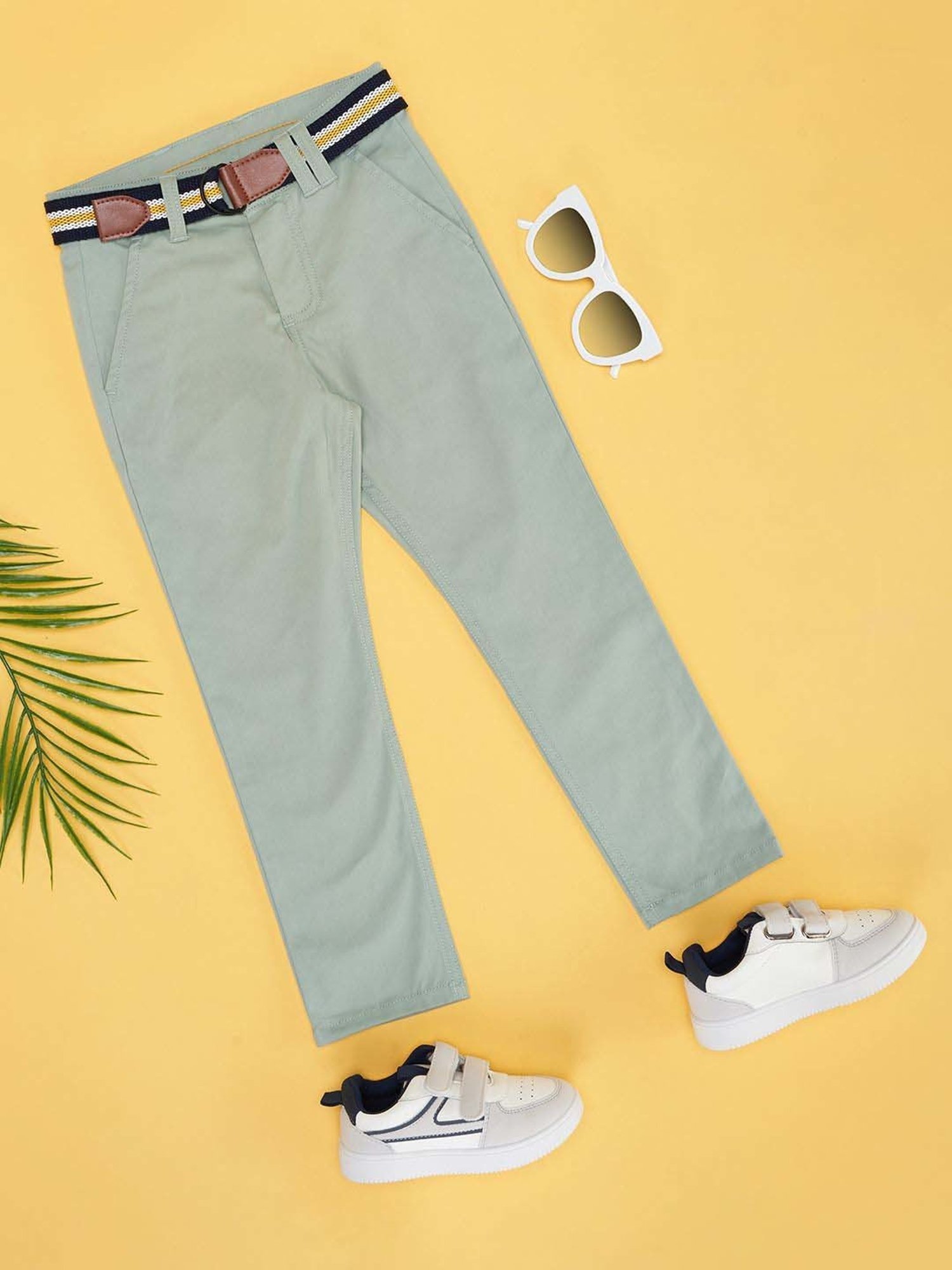 Plum Tree Boys Black Printed Joggers