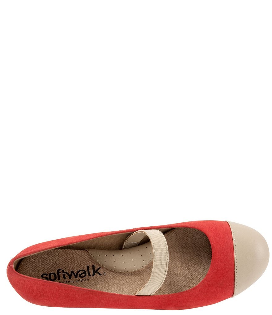 SoftWalk Napa MJ Cap Toe Mary Jane Slip-Ons