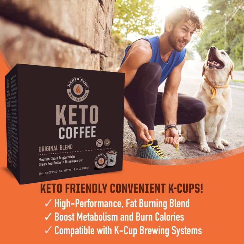 Rapid Fire Coffee Original Light Roast Coffee Pods - 16ct