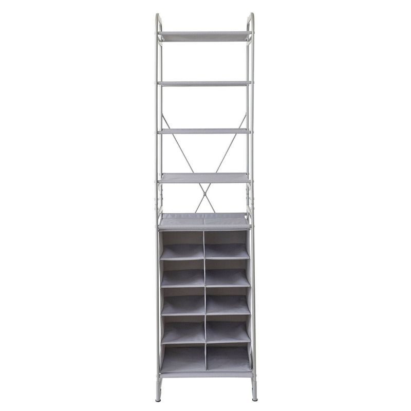 Neatfreak Versa System 10 Cubbies 5 Shelves Gray