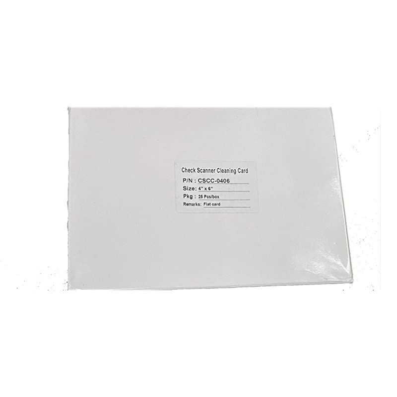 pcs/Pack Digital Check Scanner Cleaning Card