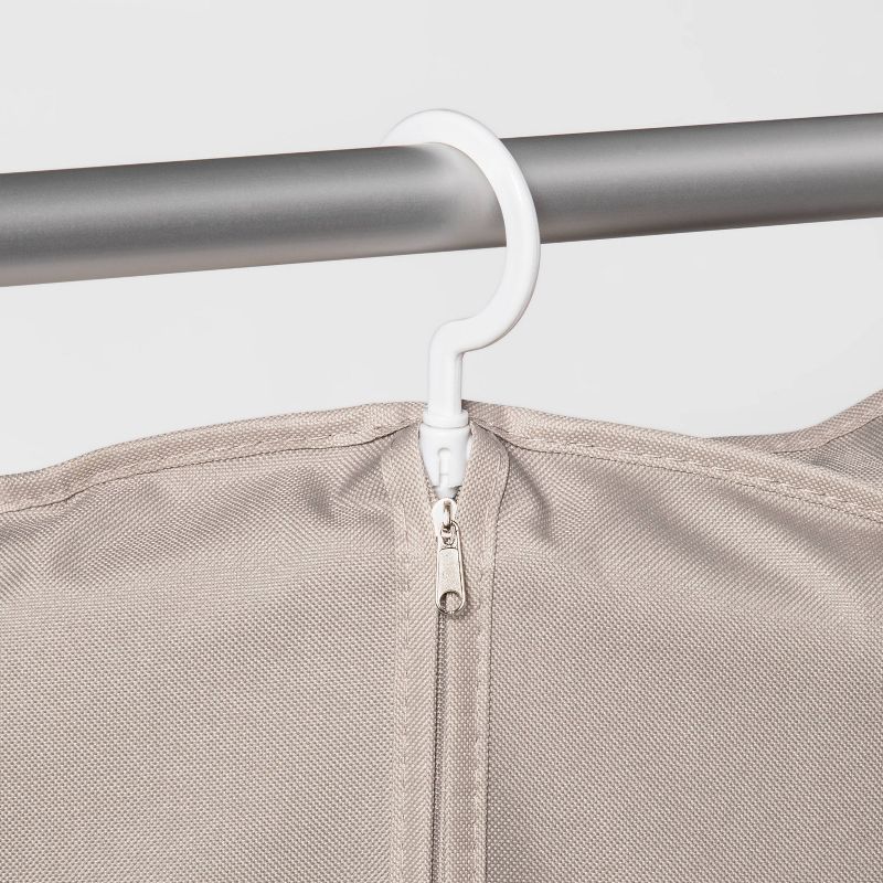 2pk Suit Protector Garment Bag Gray - Room Essentials™