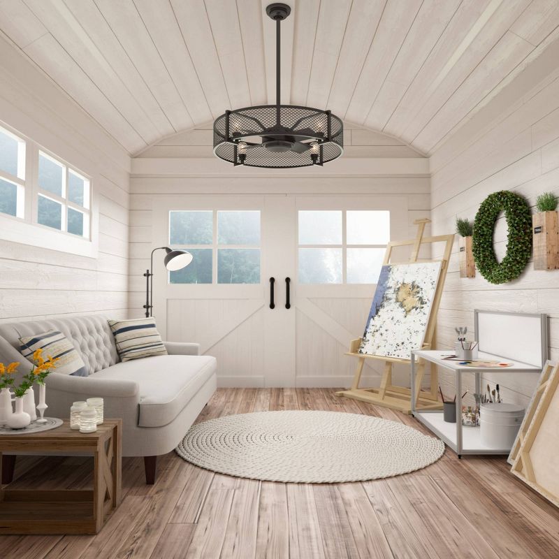 34" Fennec Ceiling Fan with Remote Bronze (Includes LED Light Bulb) - Hunter Fan