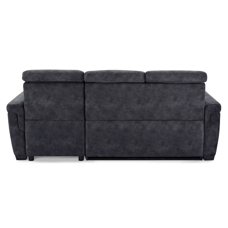 Florence Sectional Sofa Dark Gray - Serta