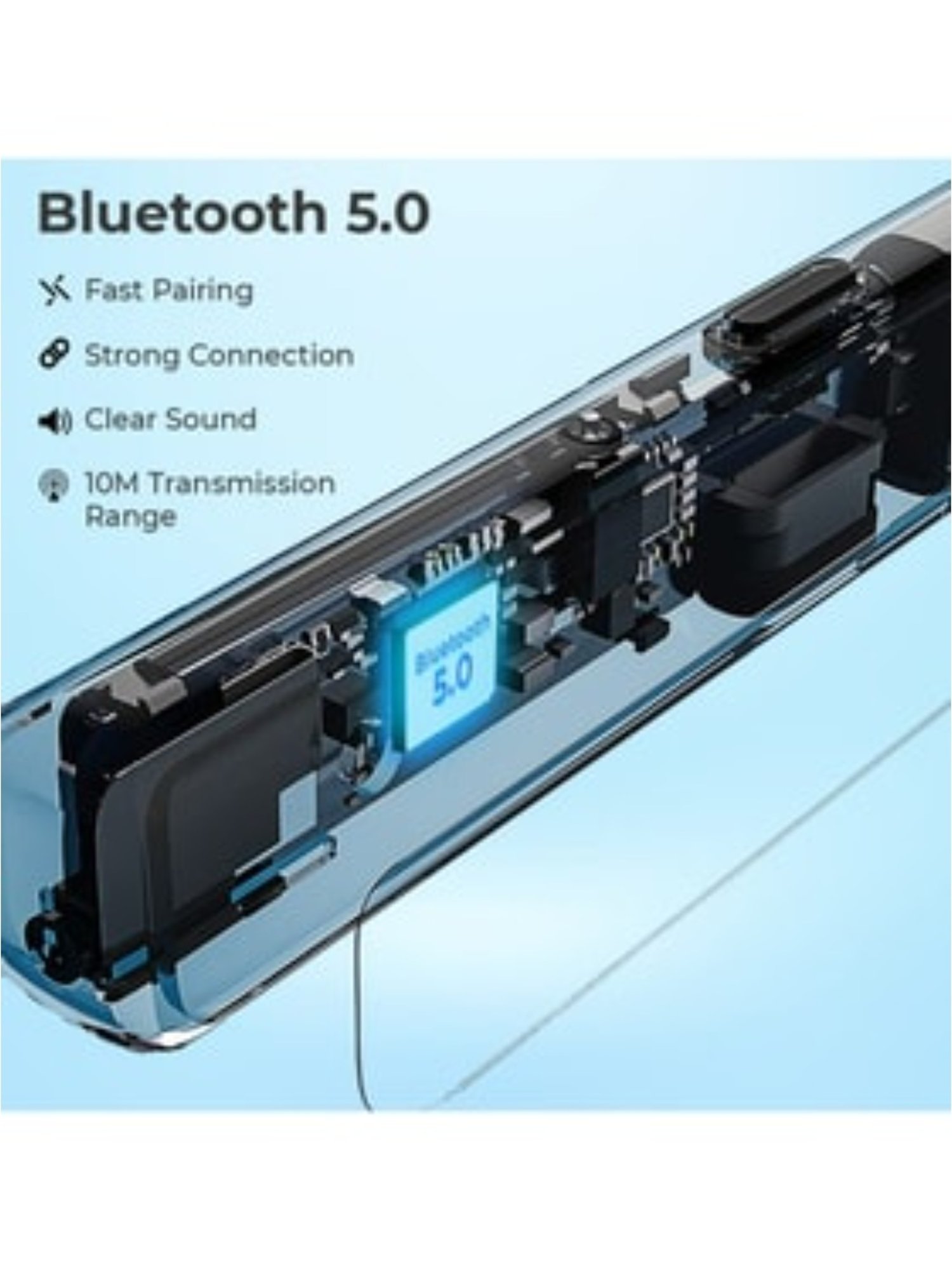 PTron Tangent Lite Bluetooth 5.0 Wireless in Ear Neckband with Mic (Black & Green)