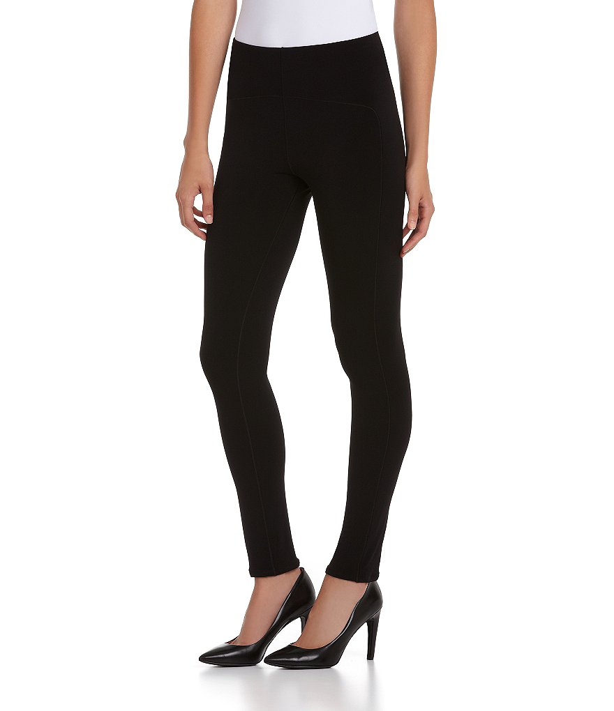 Eva Varro Double-Layer Jersey Slimming Seam Leggings